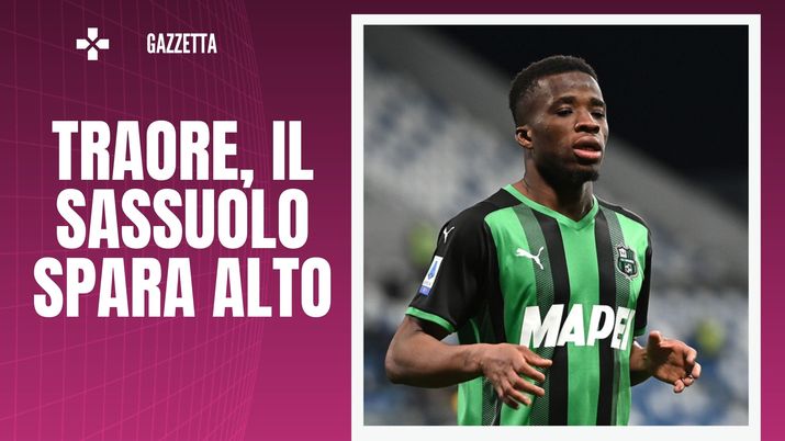 Hamad Junior Traore, calciatore del Sassuolo che piace al Milan (getty images) Hamad Junior Traore, calciatore del Sassuolo che piace al Milan (getty images)