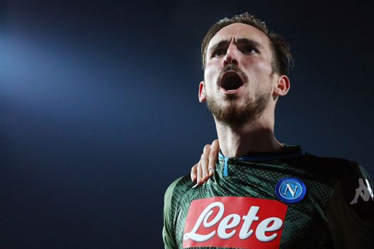 BRESCIA, ITALY - FEBRUARY 21: Fabian Ruiz of SSC Napoli celebrates his goal during the Serie A match between Brescia Calcio and SSC Napoli at Stadio Mario Rigamonti on February 21, 2020 in Brescia, Italy. (Photo by Marco Luzzani/Getty Images) BRESCIA, ITALY - FEBRUARY 21: Fabian Ruiz of SSC Napoli celebrates his goal during the Serie A match between Brescia Calcio and SSC Napoli at Stadio Mario Rigamonti on February 21, 2020 in Brescia, Italy. (Photo by Marco Luzzani/Getty Images)