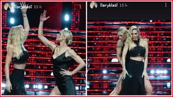 Ilary Blasi scatenata, bacia la Hunziker in tv dopo un tango