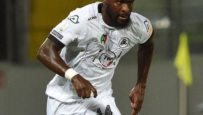 during the Serie B Playoff Final first leg match between Frosinone Calcio and Spezia Calcio on August 16, 2020 in Frosinone, Italy.  Spezia, i dubbi a centrocampo e torna Nzola: la probabile formazione con Gyasi in pole - immagine 1