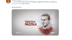 Il ricordo del Grande Torino sui social – I messaggi di Benfica, Juve, Milan e Fiorentina