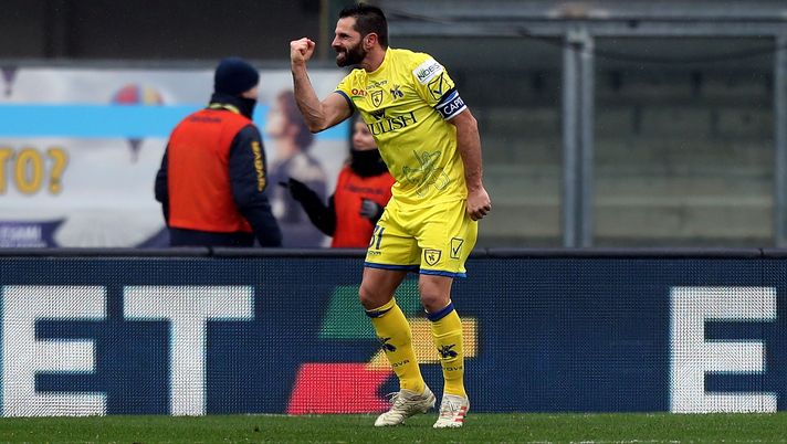 Sergio Pellissier, attaccante del Chievo (credits: GETTY Images) 