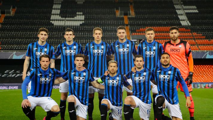 Squadra Atalanta nella sfida contro il Valencia (Getty Images) Squadra Atalanta nella sfida contro il Valencia (Getty Images)