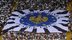 A Torino circa 200 tifosi. La Zebretta del Friuli presente!
