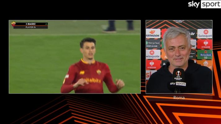 Sky Roma-Feyenoord, Mourinho punge: “In studio non c’è Cassano?” - immagine 1