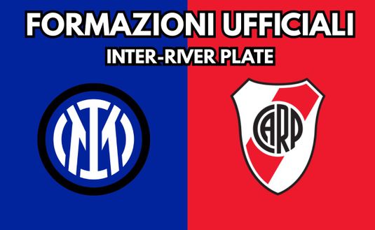 Inter-River Plate, formazioni ufficiali: la scelta tra Pio e Sebastiano Esposito, Dumfries… Inter-River Plate, formazioni ufficiali: la scelta tra Pio e Sebastiano Esposito, Dumfries… - immagine 1