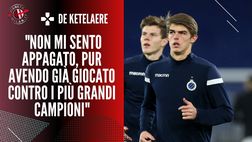 Calciomercato Milan, De Ketelaere: “Pronto a lasciare il Bruges”