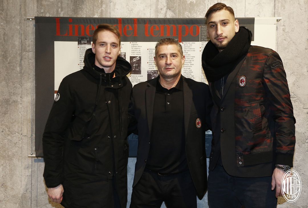 GALLERY – Memoriale della Shoah, la visita della delegazione del Milan - immagine 4