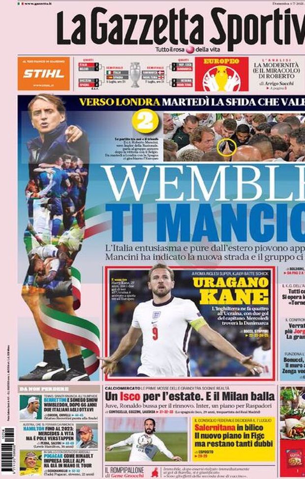 BUONGIORNO CITTACELESTE – LE PRIME PAGINE DEI PRINCIPALI QUOTIDIANI SPORTIVI – GUARDA 