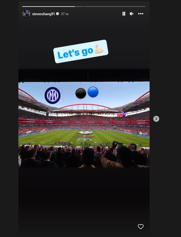Benfica Inter, la gioia di Zhang: «Let's go» - FOTO 29 Benfica-Inter, i nerazzurri brillano al da Luz e Zhang festeggia sui social- immagine 2