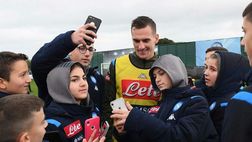 Milik scherza: «Piccoli? Sono più alti di Dries e Lorenzo»