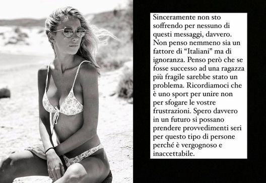 La risposta esemplare di Alice Campello agli insulti: &#8220;Non sto soffrendo ma spero che&#8230;&#8221; 