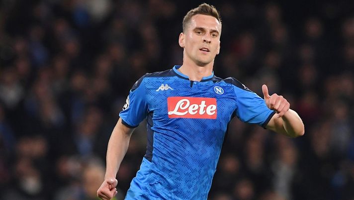 Arkadiusz Milik, attaccante del Napoli (credits: GETTY Images) 