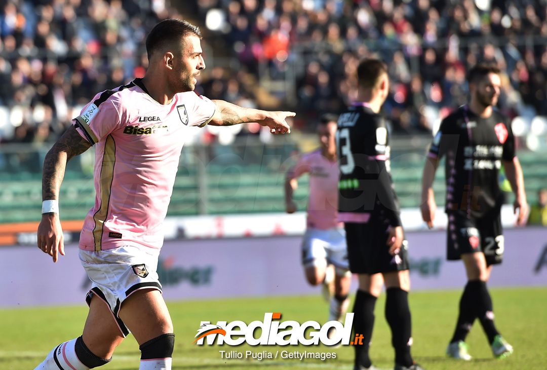  during the Serie B match between Padova and US Citta di Palermo t Stadio Euganeo on December 8, 2018 in Padova, Italy. 
