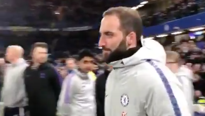 Chelsea-Tottenham: Higuain è già il talismano di Sarri, &#8216;Pipita&#8217; in tribuna e Blues in finale di Coppa di Lega 
