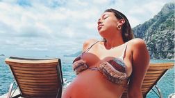 Ginevra Sozzi bellissima in dolce attesa: lady Politano conquista tutti in bikini
