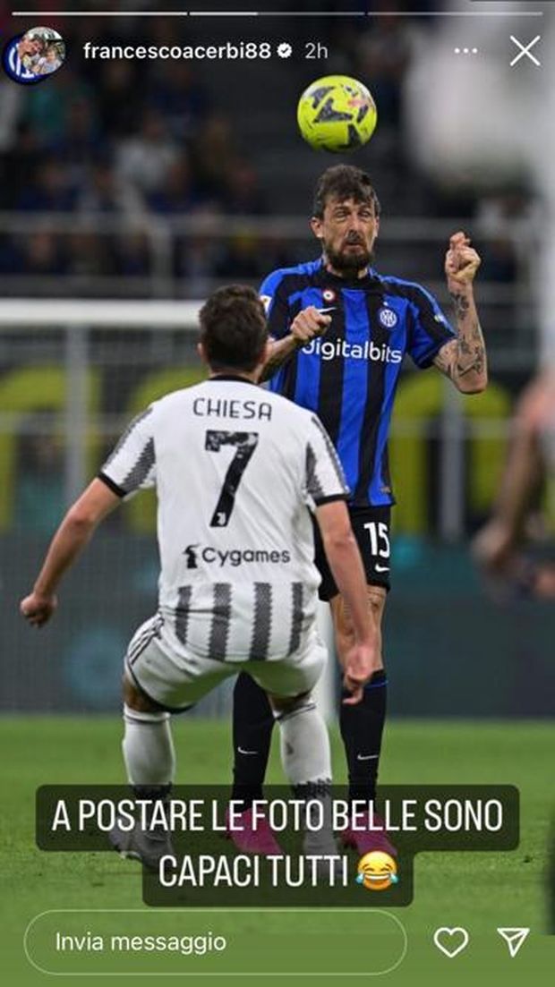 Acerbi leader: “Non abbiamo vinto niente”. E poi conquista i tifosi con una strana foto- immagine 2