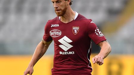 TURIN, ITALY - APRIL 26:  Cristian Ansaldi of Torino FC in action during the Serie A match between Torino FC and SSC Napoli at Stadio Olimpico di Torino on April 26, 2021 in Turin, Italy.  (Photo by Valerio Pennicino/Getty Images)