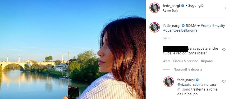 Instagram Federica Nargi Instagram Federica Nargi