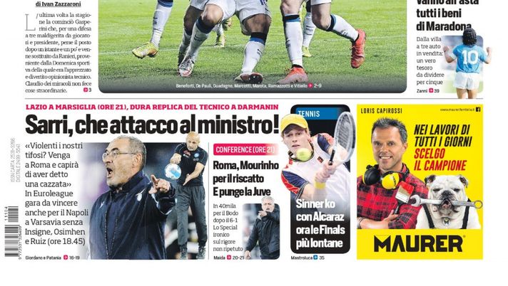 Prima Pagina, Corriere dello Sport: “Inter, epic Simone. Inzaghi meglio di Conte” Prima Pagina, Corriere dello Sport: “Inter, epic Simone. Inzaghi meglio di Conte” - immagine 1