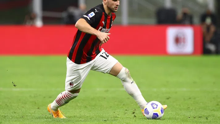 Ante Rebic (attaccante AC Milan) durante Milan-Bologna 2-0 (Serie A 2020-2021) | AC Milan News (Getty Images)
