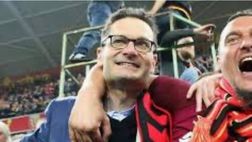 Fischio finale, Oughourlian esulta per il suo Lens in Champions