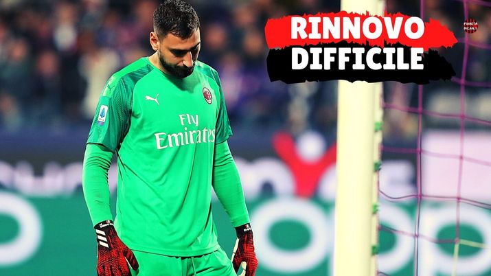 Donnarumma rinnovo difficile calciomercato Milan 