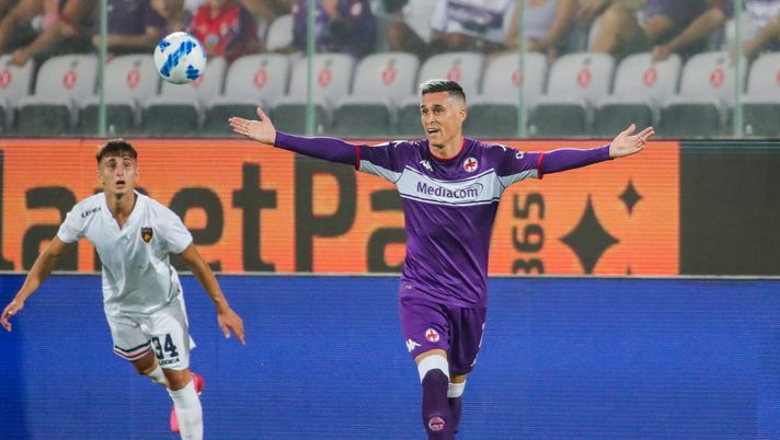 GERMOGLI PH: 13 AGOSTO 2021 FIRENZE STADIO ARTEMIO FRANCHI COPPA ITALIA FIORENTINA VS COSENZA NELLA FOTO CALLEJON 