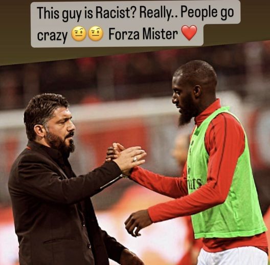 FOTO Bakayoko difende Gattuso: “Rino razzista? La gente è impazzita”- immagine 2