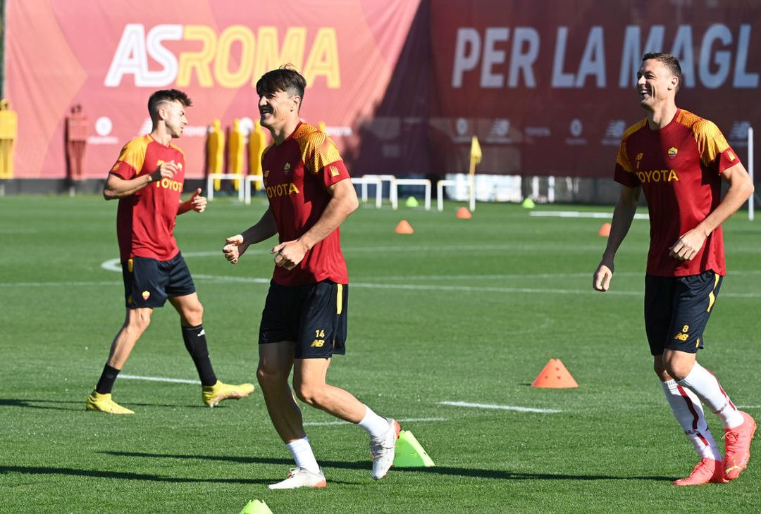 Trigoria, allenamento del mattino in vista del Betis per la Roma – FOTO GALLERY - immagine 7
