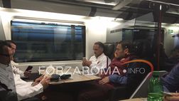 Empoli-Roma, i giallorossi sono partiti per la Toscana – VIDEO – FOTO