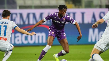 GERMOGLI PH: 11 APRILE 2021 FIRENZE STADIO ARTEMIO FRANCHI SERIE A FIORENTINA VS ATALANTA NELLA FOTO KOUAME GERMOGLI PH: 11 APRILE 2021 FIRENZE STADIO ARTEMIO FRANCHI SERIE A FIORENTINA VS ATALANTA NELLA FOTO KOUAME