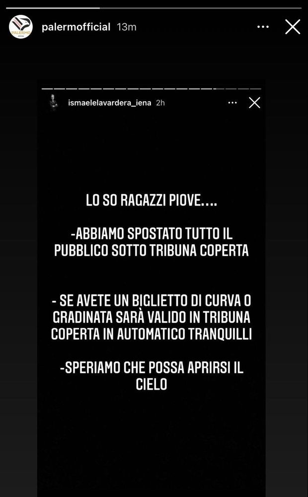 Pre Derby del Cuore: pubblico spostato sotto la tribuna coperta del “Renzo Barbera”- immagine 2