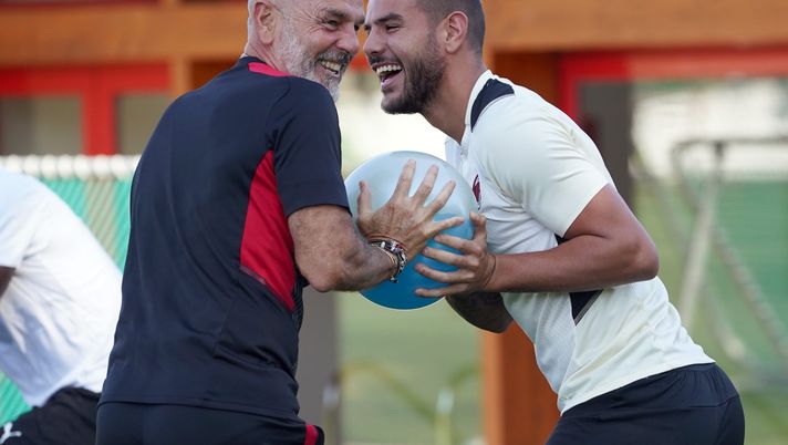 Stefano Pioli Theo Hernandez Milan