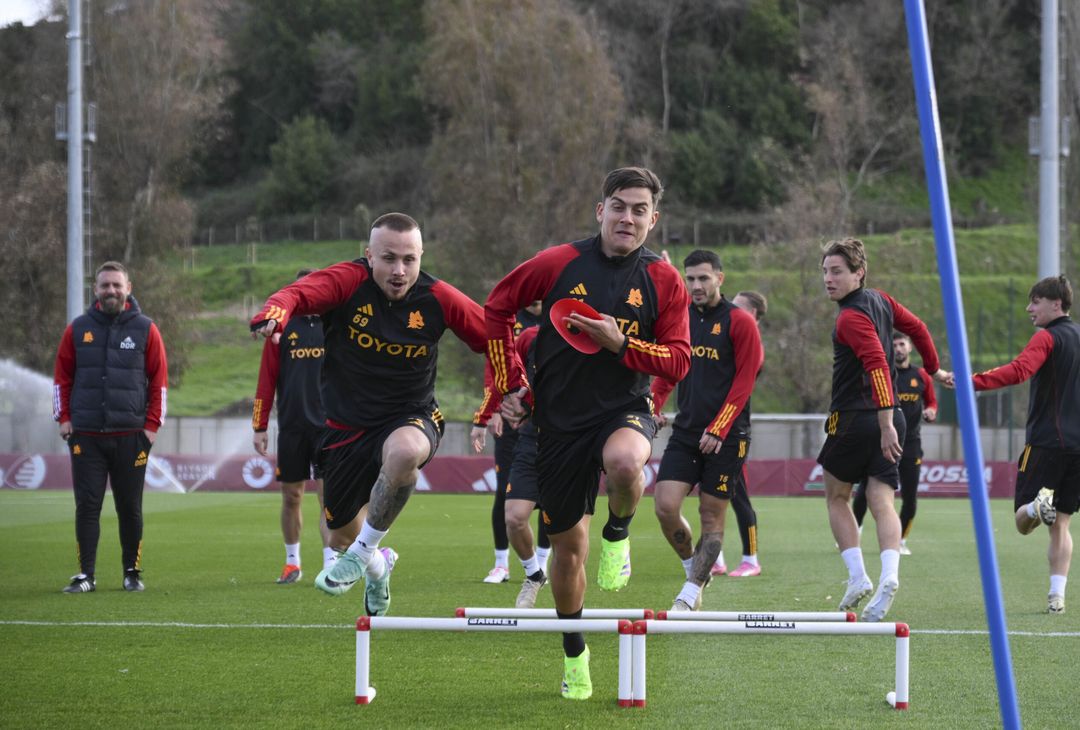 Roma, la rifinitura alla vigilia del Brighton – FOTOGALLERY - immagine 19