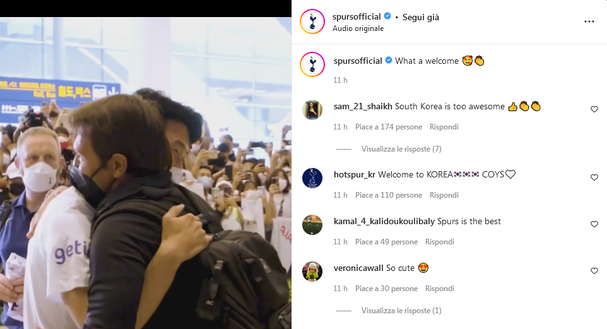 Tottenham Corea Son (Instagram Tottenham) Tottenham Corea Son