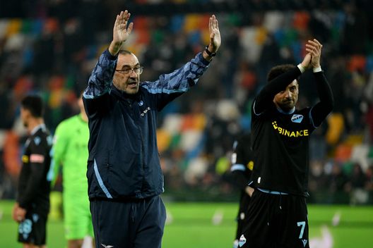 Sarri e Felipe Anderson Sarri e Felipe Anderson
