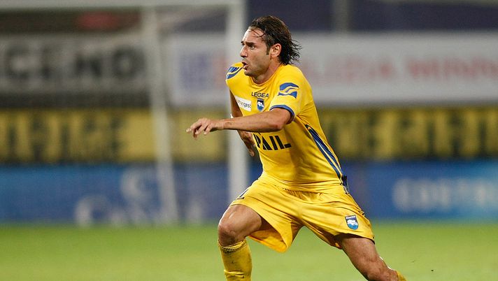 REGGIO CALABRIA, ITALY - OCTOBER 13: Massimo Ganci of Pescara Calcio during the Serie B match between Reggina Calcio and Pescara Calcio at Stadio Oreste Granillo on October 13, 2010 in Reggio Calabria, Italy. (Photo by Maurizio Lagana/Getty Images) REGGIO CALABRIA, ITALY - OCTOBER 13: Massimo Ganci of Pescara Calcio during the Serie B match between Reggina Calcio and Pescara Calcio at Stadio Oreste Granillo on October 13, 2010 in Reggio Calabria, Italy. (Photo by Maurizio Lagana/Getty Images)