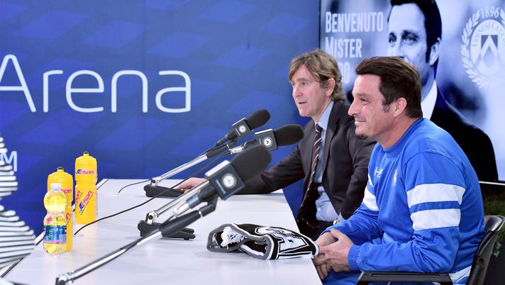 Udine, 21 novembre 2017
Calcio Serie A 2017-20178.
Presentato Massimo Oddo nuovo allenatore dell'Udinese calcio, con lui in conferenza stampa il Direttore Sportivo Manuel Gerolin.
© Foto Petrussi / Ferraro Simone 