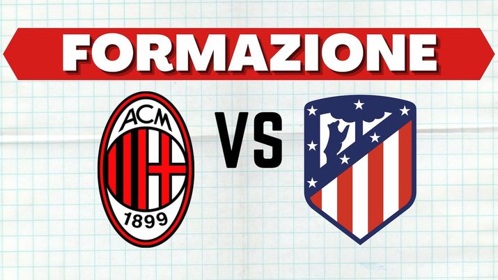 La probabile formazione rossonera per Milan-Atlético Madrid di Champions League | AC Milan News 