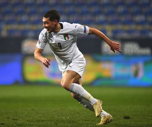 SARAJEVO, BOSNIA AND HERZEGOVINA - NOVEMBER 18: Andrea Belotti of Italy celebrates with after scoring the opening goal during the UEFA Nations League group stage match between Bosnia-Herzegovina and Italy at Bilino Polje Stadium on November 18, 2020 in Zenica, Bosnia and Herzegovina. (Photo by Claudio Villa/Getty Images) SARAJEVO, BOSNIA AND HERZEGOVINA - NOVEMBER 18: Andrea Belotti of Italy celebrates with after scoring the opening goal during the UEFA Nations League group stage match between Bosnia-Herzegovina and Italy at Bilino Polje Stadium on November 18, 2020 in Zenica, Bosnia and Herzegovina. (Photo by Claudio Villa/Getty Images)