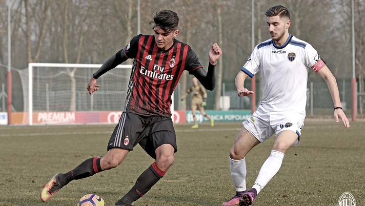 Raoul Bellanova, terzino classe 2000 del Milan Primavera (acmilan.com) 