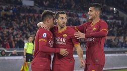Roma-Lecce 4-0 LE PAGELLE: Mkhitaryan, l’armeno della lampada. Smalling, e il resto scompare