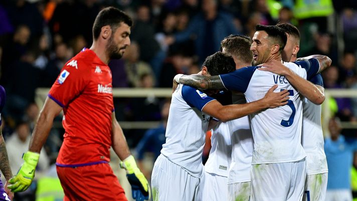 FLORENCE, ITALY - OCTOBER 10: Luius Alberto of SS Lazio celebrates a third goal during the Serie A match between ACF Fiorentina and SS Lazio at Stadio Artemio Franchi on October 10, 2022 in Florence, Italy. (Photo by Marco Rosi - SS Lazio/Getty Images) Tabù Lazio: Italiano ci ha sempre perso, ACF ha vinto una delle ultime 10 - immagine 1