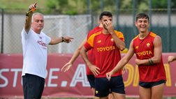La Roma lavora sotto il sole di Trigoria – FOTO GALLERY