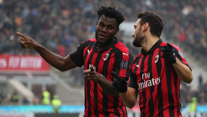 Franck Kessie e Hakan Calhanoglu del Milan (credits: GETTY Images) 