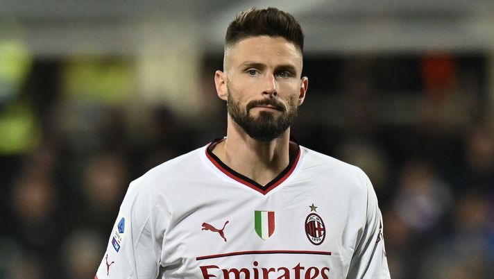 Olivier Giroud AC Milan Fiorentina-Milan 2-1 Serie A 2022-2023