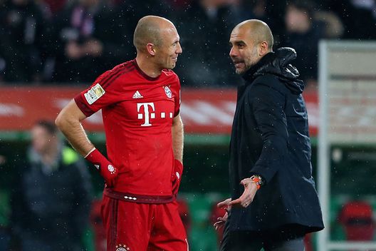 Robben Guardiola (getty images) Robben Guardiola (getty images)