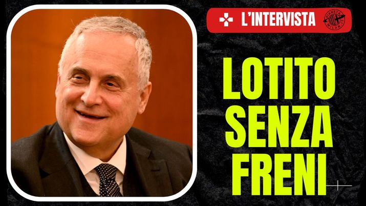 Claudio Lotito, presidente della Lazio