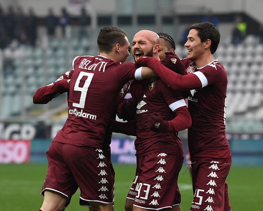 TURIN, ITALY - FEBRUARY 12: Arlind Ajeti (C) of FC Torino celebrates a goal with team mates during the Serie A match between FC Torino and Pescara Calcio at Stadio Olimpico di Torino on February 12, 2017 in Turin, Italy. (Photo by Valerio Pennicino/Getty Images) TURIN, ITALY - FEBRUARY 12: Arlind Ajeti (C) of FC Torino celebrates a goal with team mates during the Serie A match between FC Torino and Pescara Calcio at Stadio Olimpico di Torino on February 12, 2017 in Turin, Italy. (Photo by Valerio Pennicino/Getty Images)